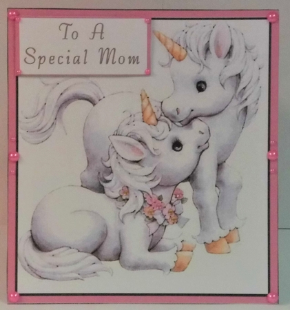 Mothers Day Unicorns 2 Mom by Hazel Underwood