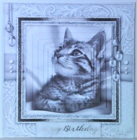 Happy Birthday thank you with love pyramid mini kit by Hazel Underwood