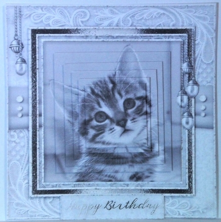 Happy Birthday thank you with love pyramid mini kit by Hazel Underwood