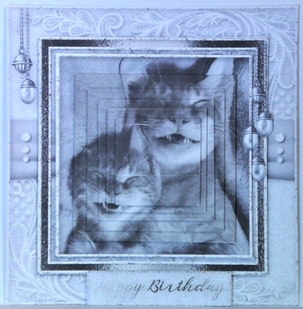 Happy Birthday thank you with love pyramid mini kit by Hazel Underwood