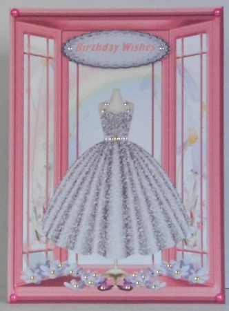 Birthday bay window dress  by Hazel Underwood