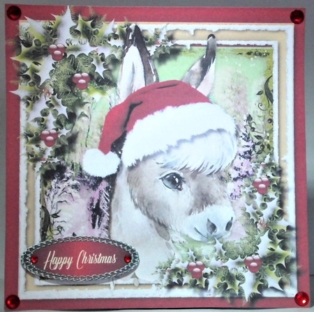 12, Gorgeous Christmas Animal Sheets and 2 Inserts by Hazel Underwood