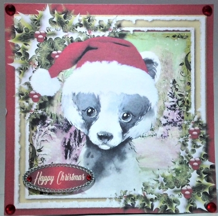 12, Gorgeous Christmas Animal Sheets and 2 Inserts by Hazel Underwood