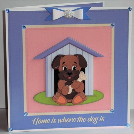 Home is where the dog is by Hazel Underwood