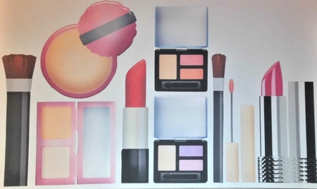 Sticker Effect Makeup  by Hazel Underwood