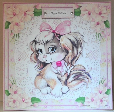 Cute Puppy Topper II by Hazel Underwood