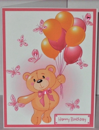 Teddy bear balloons by Hazel Underwood