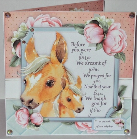 Before you were born ...... Horse 8x8 Mini Kit by Hazel Underwood