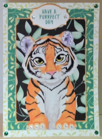 Tigerrific Quick Card by Hazel Underwood