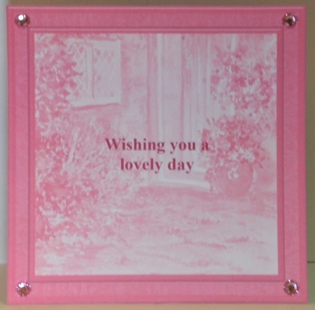 Sweet insert - lovely day  by Hazel Underwood