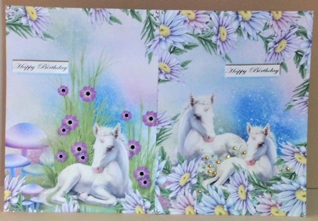 Magical Garden 5x7 Card Fronts by Hazel Underwood