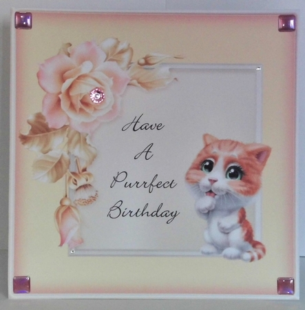 Purrfect Birthday Cat Card 5 by Hazel Underwood