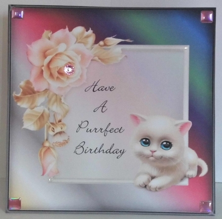 Purrfect Birthday Cat Card 10 by Hazel Underwood