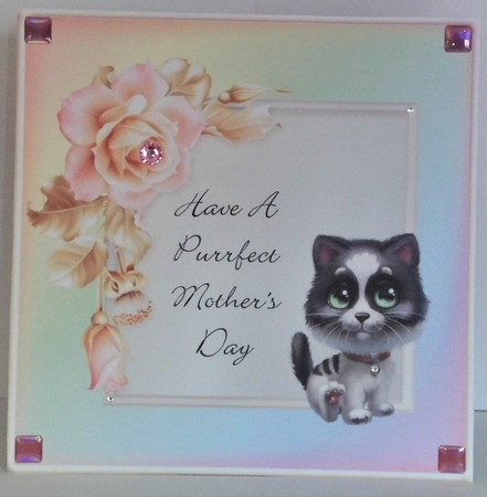 Purrfect Mothers Day Cat Card 3 by Hazel Underwood