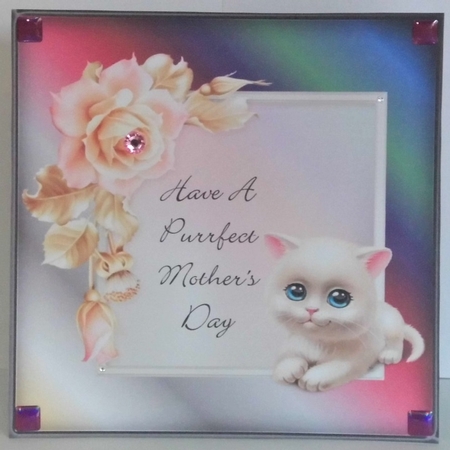 Purrfect Mothers Day Cat Card 10 by Hazel Underwood