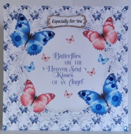 Heaven Sent Kisses Blue by Hazel Underwood