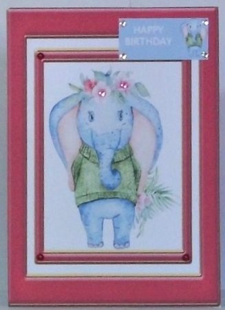 Birthday Elephant by Hazel Underwood