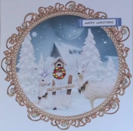 Decorative Christmas plates by Hazel Underwood