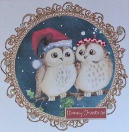 Decorative Christmas plates 2  by Hazel Underwood
