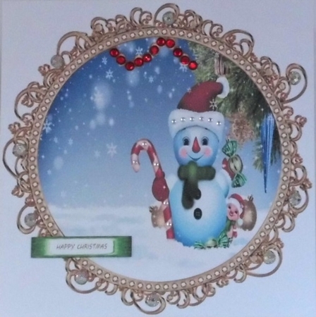 Decorative Christmas plates 2  by Hazel Underwood