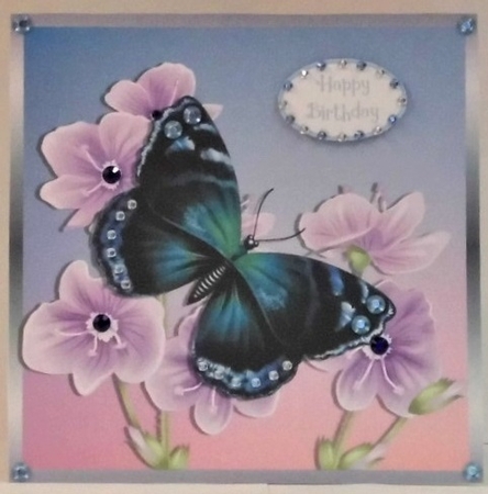 BUTTERFLY FLOWER 1 by Hazel Underwood