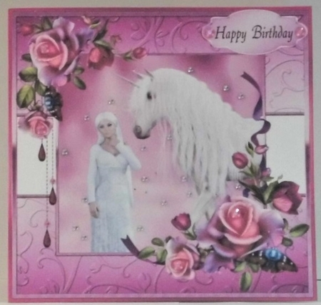 Lady and Unicorn 3 by Hazel Underwood