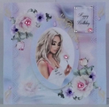Pretty Flowers Mini Page Kit by Hazel Underwood