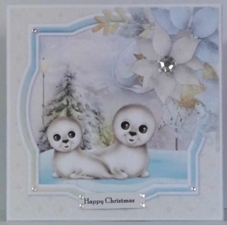 Cute Seal Babys Christmas Mini Kit by Hazel Underwood