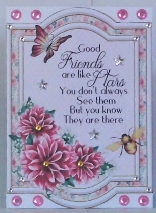 Good friends are like stars 2 by Hazel Underwood