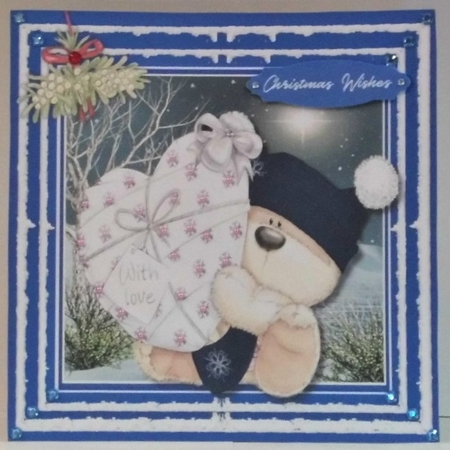 4, Lovely Teddy Fronts and Inserts by Hazel Underwood