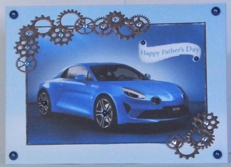Fathers Day Car by Hazel Underwood
