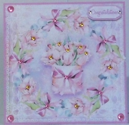 Lace & Grace Card Topper - Design 4 by Hazel Underwood
