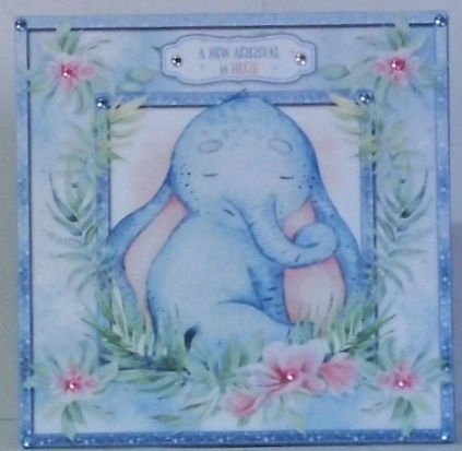 Elephants Always Remember Card Topper Set - Design 5 by Hazel Underwood