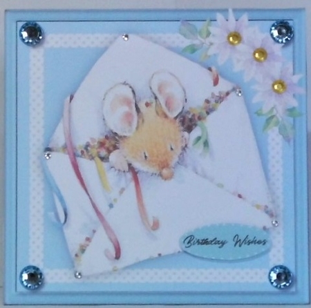 Mouse In a Envelope  by Hazel Underwood