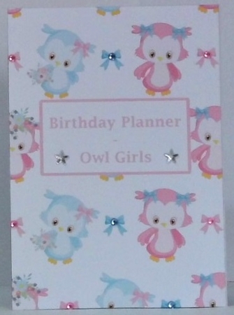 BIRTHDAY PLANNER - OWL GIRLS by Hazel Underwood