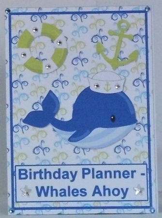 Birthday Planner - Whales Ahoy by Hazel Underwood