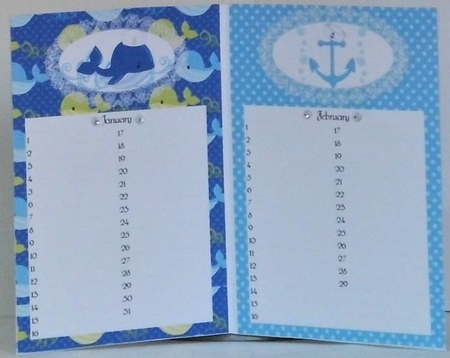 Birthday Planner - Whales Ahoy by Hazel Underwood
