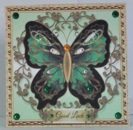 Mystic Butterfly Card Front 9 by Hazel Underwood