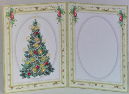 A5 Blank Christmas Insert by Hazel Underwood