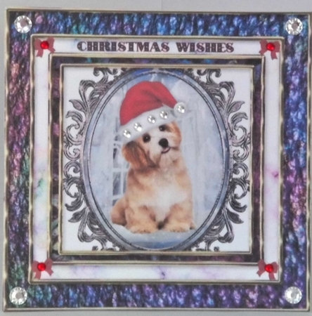 Christmas dog 1 by Hazel Underwood
