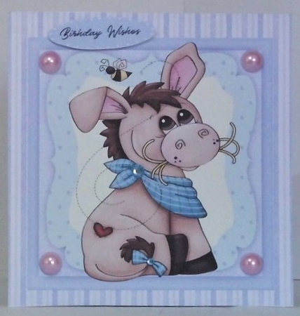 Cute Dilly Donkey by Hazel Underwood