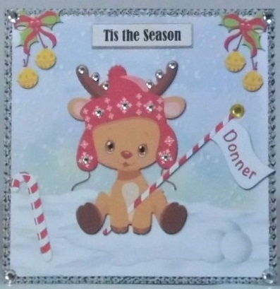 Santas Reindeer 2 by Hazel Underwood