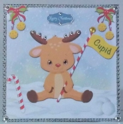 Santas Reindeer 5 by Hazel Underwood