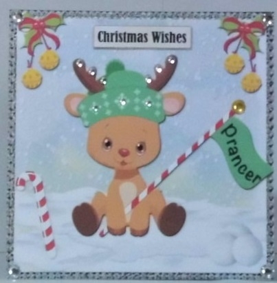 Santas Reindeer 6 by Hazel Underwood