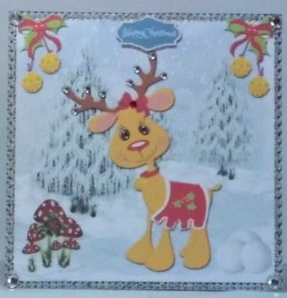 Reindeer Fun 4 by Hazel Underwood
