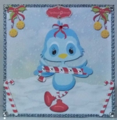 Little Blue Bird 1 by Hazel Underwood