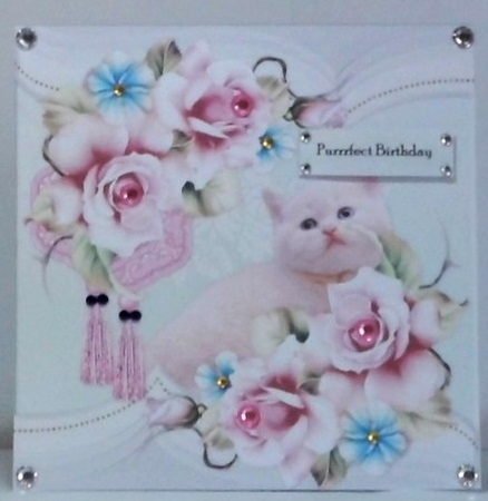 Purrfect Birthday & Cool Roses Mini Kit by Hazel Underwood