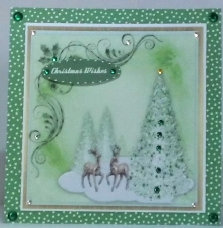 Green Christmas Tree  by Hazel Underwood