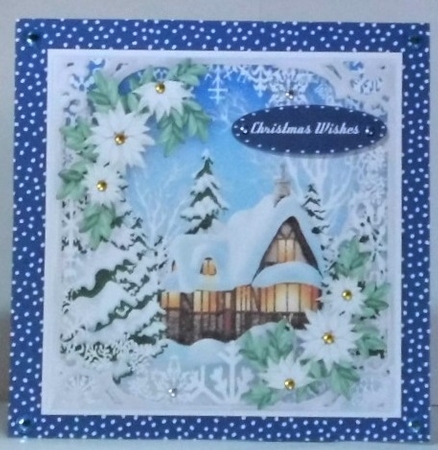Cottage in the Snow by Hazel Underwood