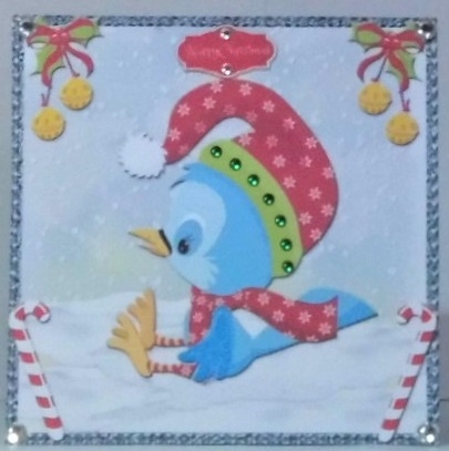 Little Blue Bird 6 by Hazel Underwood